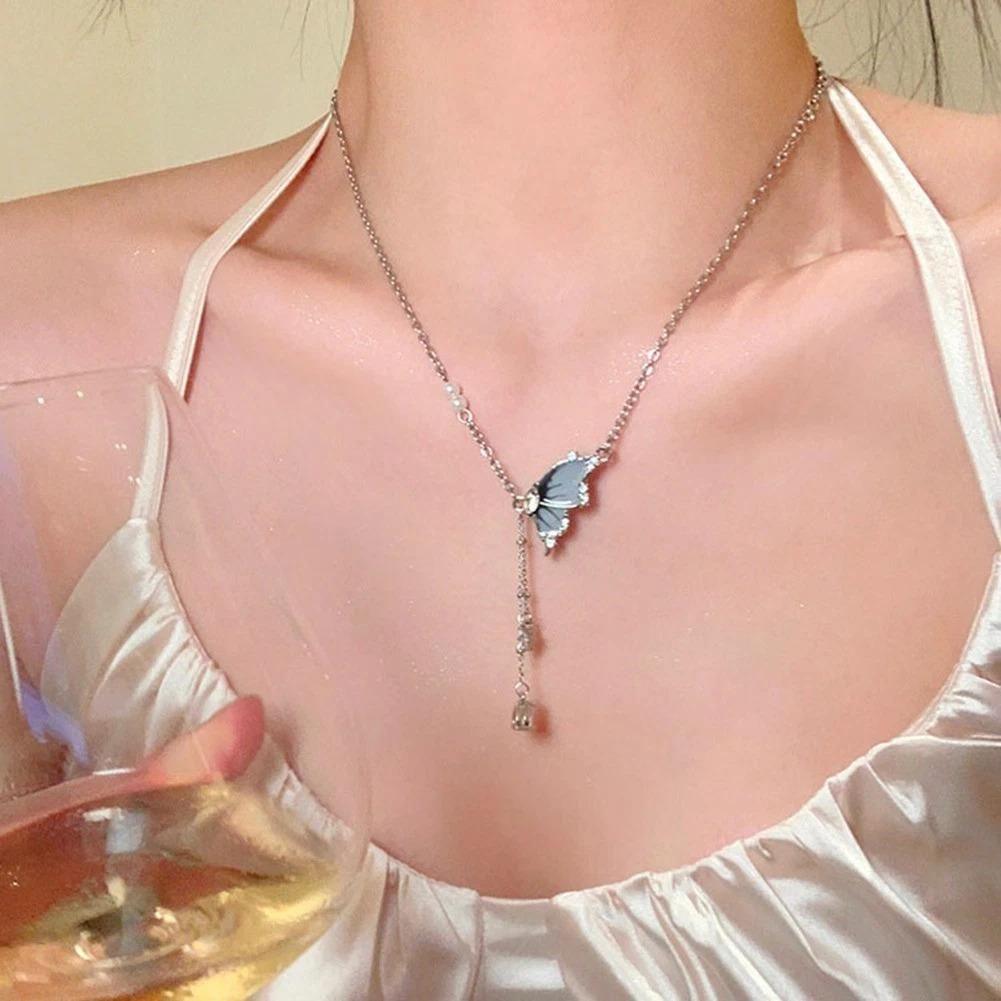 Butterfly Tassel Necklace